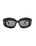 Anagram Black Rectangular Sunglasses