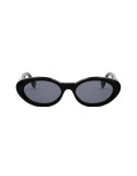 FF Diamonds Black Oval Sunglasses