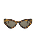 FF Diamonds Havana Cat Eye Sunglasses
