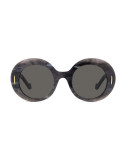 Anagram Black Oval Sunglasses