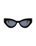FF Diamonds Black Cat Eye Sunglasses