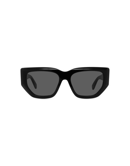 Edge Black Geometric Sunglasses