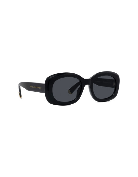 Medallion Black Oval Sunglasses
