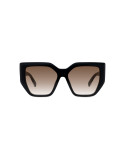 Edge Black Geometric Sunglasses