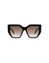 Edge Black Geometric Sunglasses