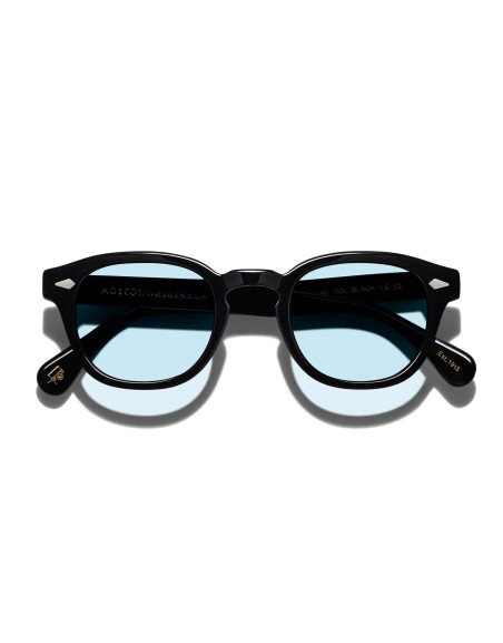 Moscot Lemtosh Black lenti azzurre occhiali sole | Ottica Ricci Shop Online