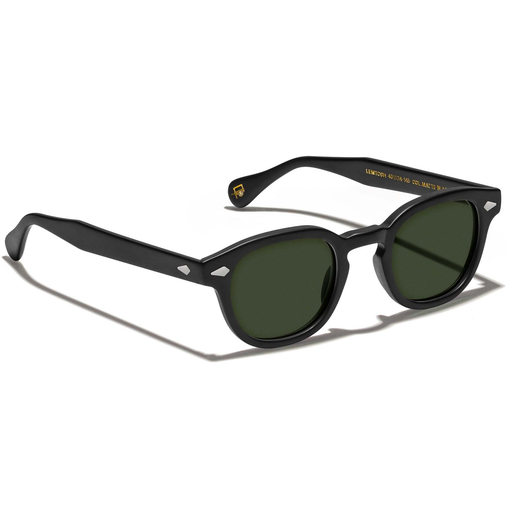 Eyewear Moscot Nero Opaco OCCHIALI DA SOLE MOSCOT LEMTOSH MATTE
