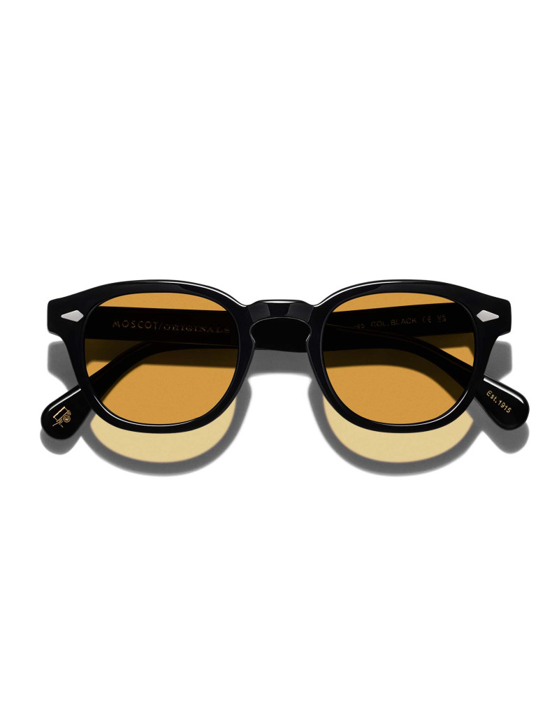 Occhiali da sole Moscot Lemtosh Black Amber - Ottica Ricci Shop Online