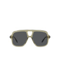 Slim Black Rectangular Sunglasses