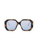 Fendi Selleria Havana Square Sunglasses