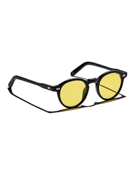 Occhiali da Sole Moscot Miltzen Round Black Lente Gialla - Ottica Ricci shop