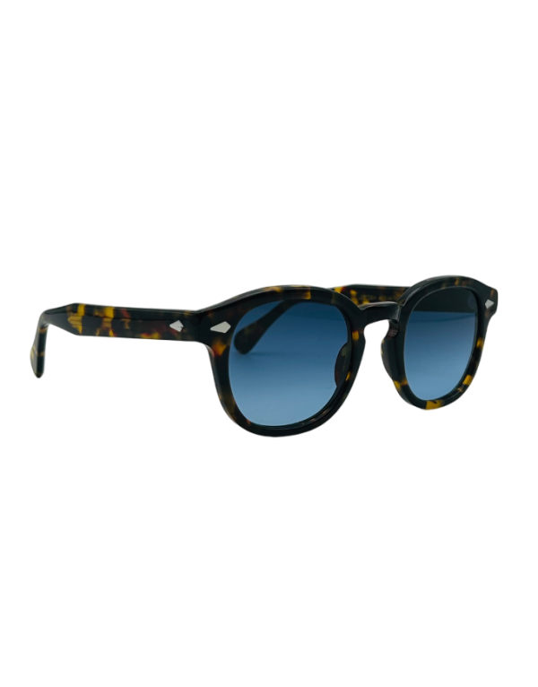 Moscot LEMTOSH SUN tortoise denim blue 49
