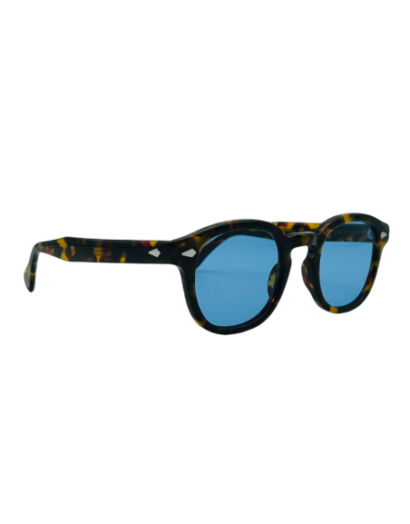 Occhiali Moscot LEMTOSH SUN tortoise celebrity blue online da Ottica Ricci