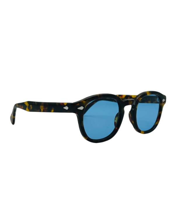 Moscot LEMTOSH SUN tortoise celebrity blue 46