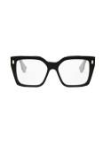 Fendi Roma Black Square Eyeglasses