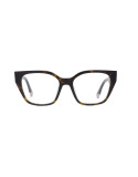 Fendi Way Havana Rectangular Eyeglasses