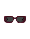 Loewe burgundy rectangular sunglasses