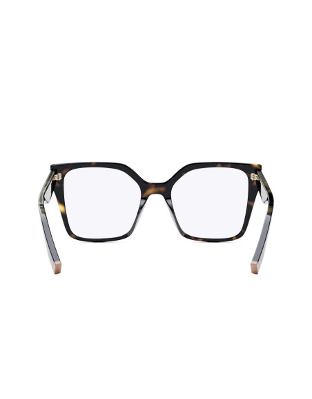 Fendi Way Havana Square Eyeglasses