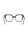 Fendi Way Havana Square Eyeglasses