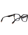 Fendi Way Havana Square Eyeglasses