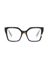 Fendi Way Havana Square Eyeglasses