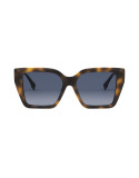 FF Diamonds Havana Square Sunglasses