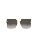 Fendi First Crystal Endura Gold Geometric Sunglasses