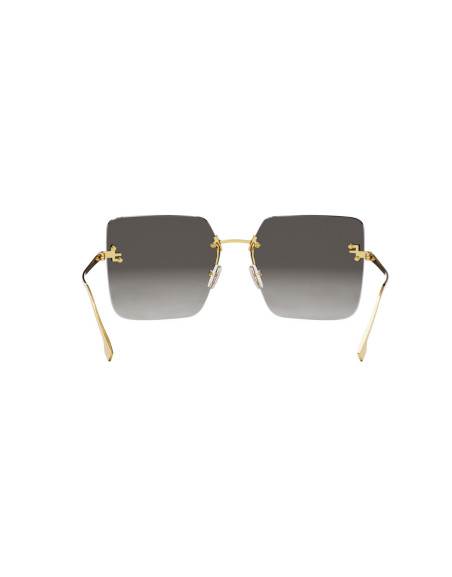 Fendi First Crystal Endura Gold Geometric Sunglasses online da Ottica Ricci