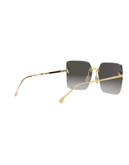 Fendi First Crystal Endura Gold Geometric Sunglasses online da Ottica Ricci