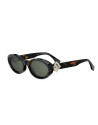 Occhiali sole FF Diamonds Havana Oval Sunglasses online da Ottica Ricci
