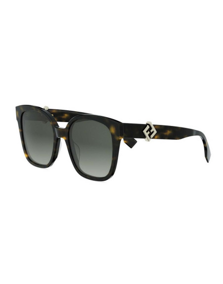 Occhiali FF Diamonds Havana Square Sunglasses online da Ottica Ricci
