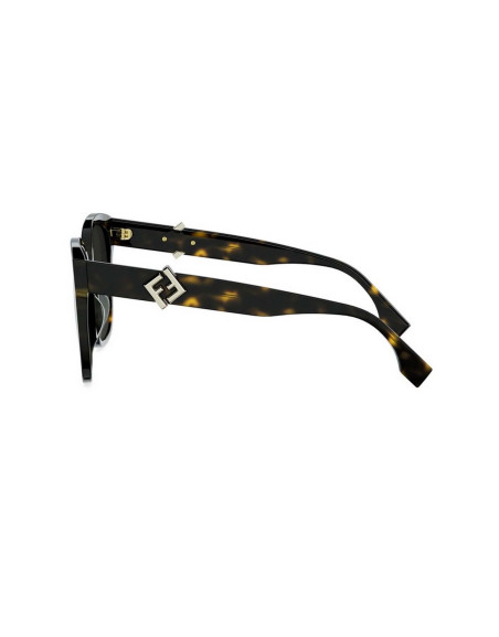 Occhiali FF Diamonds Havana Square Sunglasses online da Ottica Ricci