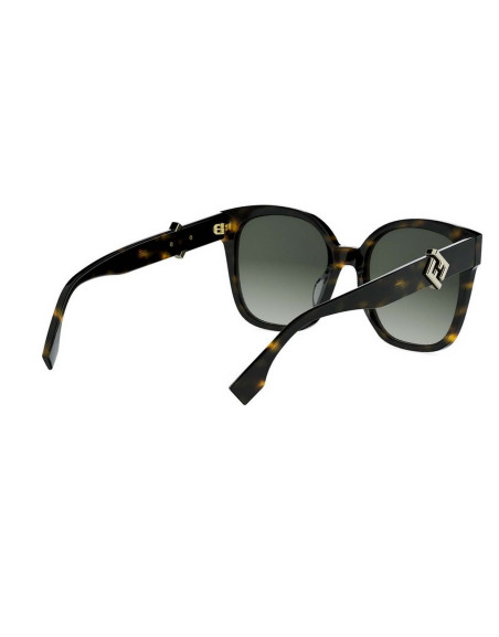 Occhiali FF Diamonds Havana Square Sunglasses online da Ottica Ricci