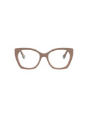 Fendi Way Brown Geometric Eyeglasses