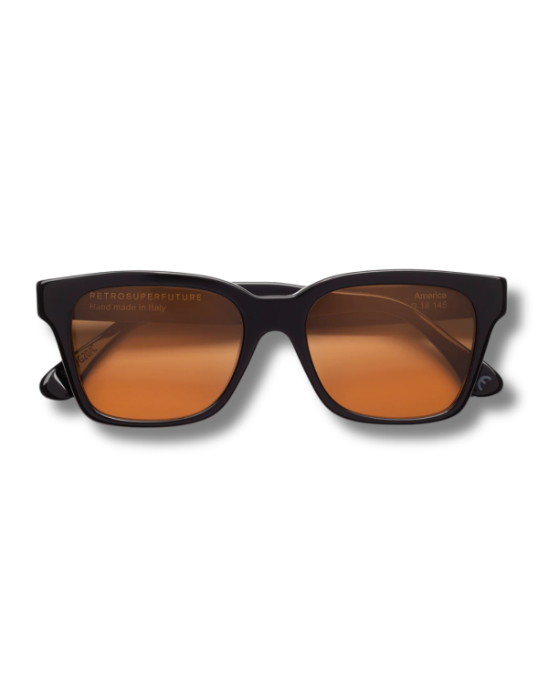 Occhiali da sole RETROSUPERFUTURE AMERICA REFINED black disponibili online da Ottica Ricci