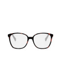 Celine Thin Havana Geometric Eyeglasses