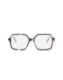 Celine Thin Havana Geometric Eyeglasses