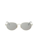 Fendi Sky Gold Oval Sunglasses