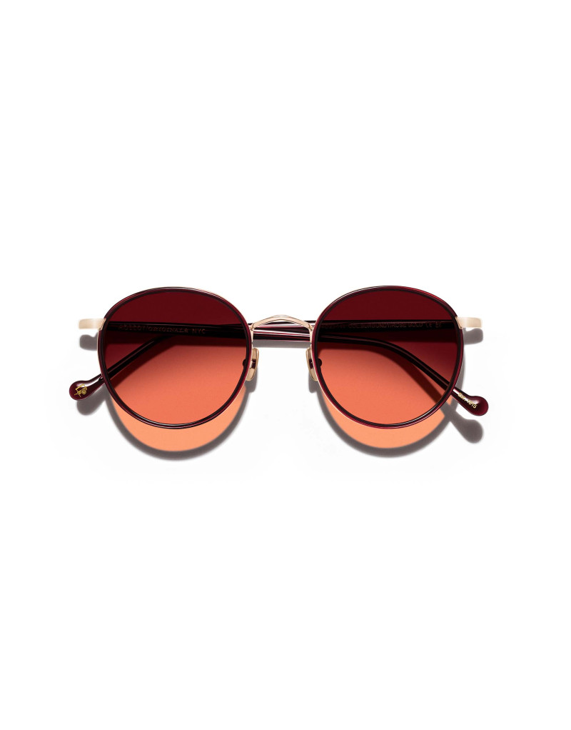 Occhiali sole Moscot ZEV SUN burgundy rose gold online da Ottica Ricci