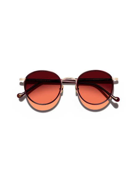 Occhiali sole Moscot ZEV SUN burgundy rose gold online da Ottica Ricci