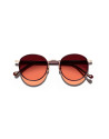 Occhiali sole Moscot ZEV SUN burgundy rose gold online da Ottica Ricci
