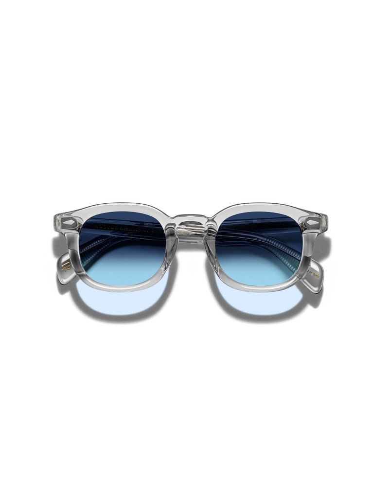 Occhiali da sole Moscot MEKLER SUN light grey denim blu 49 disponibili online da Ottica Ricci