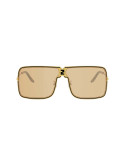 Fendi Fendiness Gold Rectangular Sunglasses