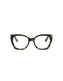 Fendi Way Havana Geometric Eyeglasses