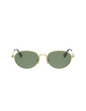 Fendi Sky Gold Oval Sunglasses