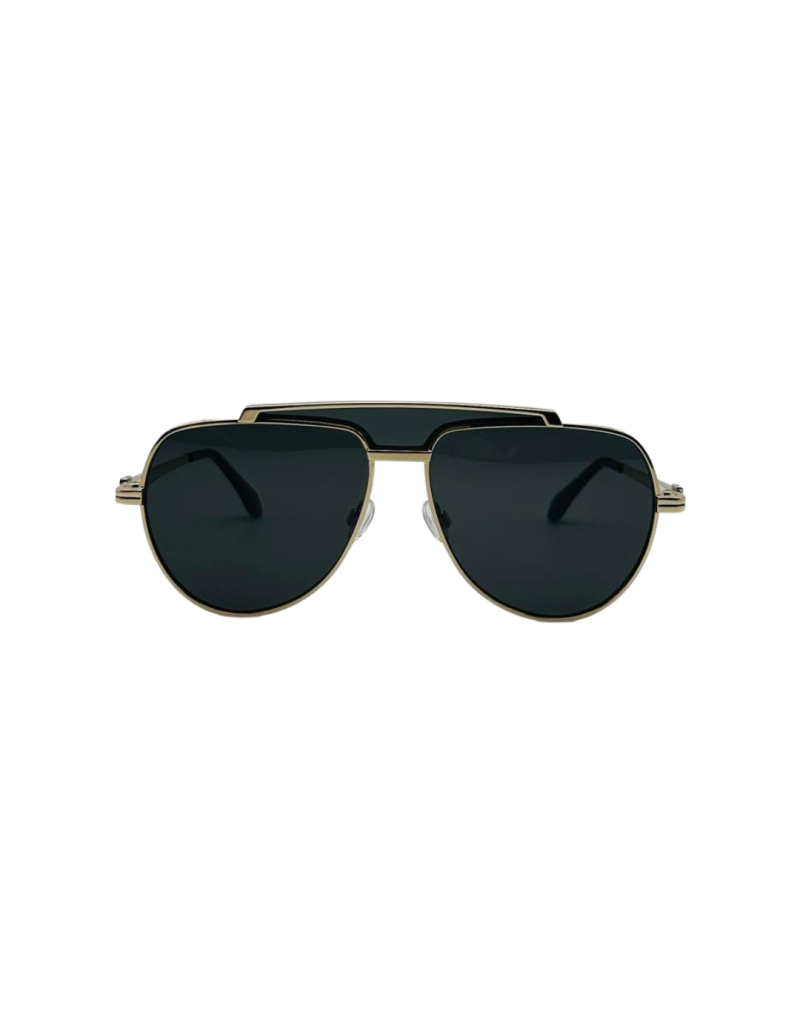 Occhiali sole Palm Angels MEINFEE SUNGLASSES gold dark grey online da Ottica Ricci