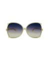 Occhiali Linda Farrow sherbet/light gold/grey online da Ottica Ricci