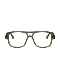 Fendi FF Squared Brown Square Eyeglasses
