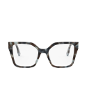 Fendi Way Havana Geometric Eyeglasses