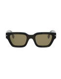 Fendi Selleria Brown Rectangular Sunglasses